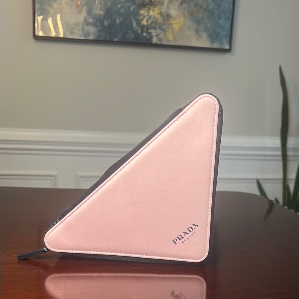 Prada Pink Triangle Pouch